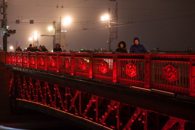 красный дворцовый мост китайский новый год