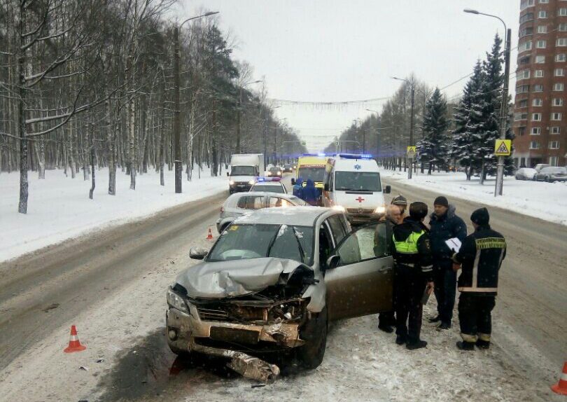 дтп столкновение авария проспект тореза