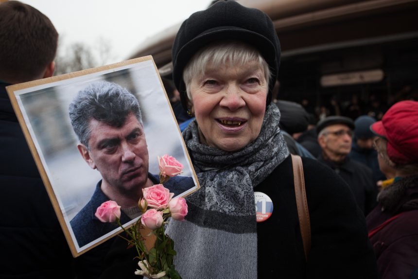 шествие митинг памяти бориса немцова