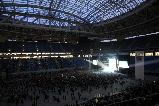 стадион на крестовском зенит-арена концерт фестиваль радио зенит
