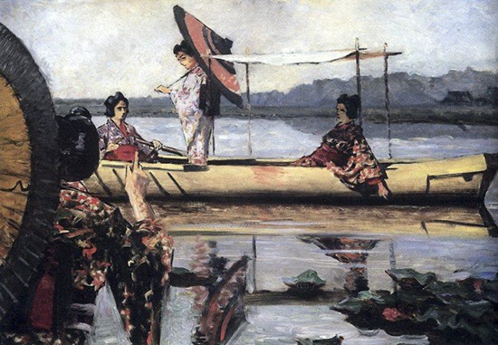 Прогулка в лодке, Верещагин