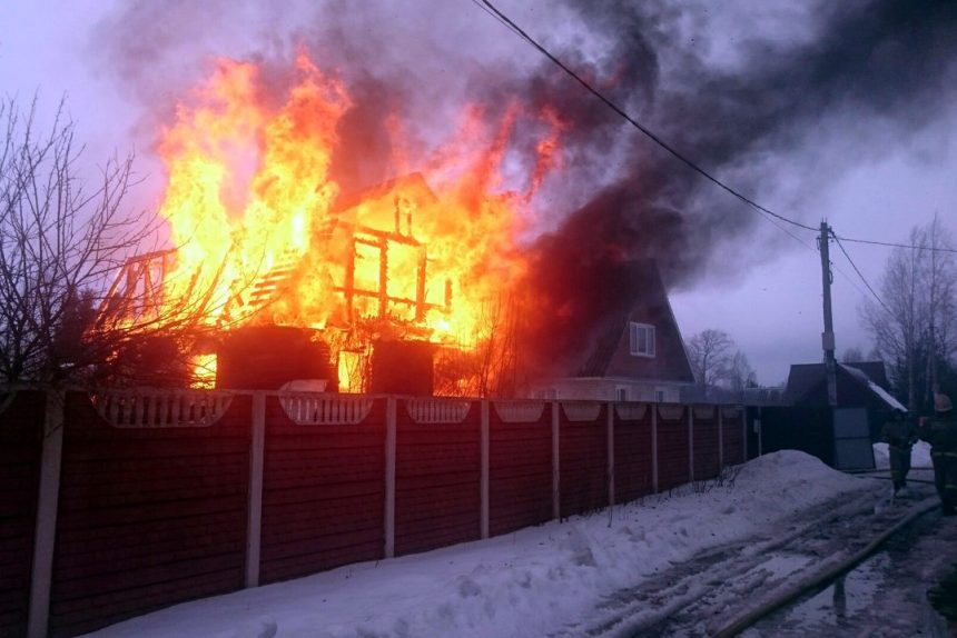 пожар частный дом деревня касимово всеволожский район