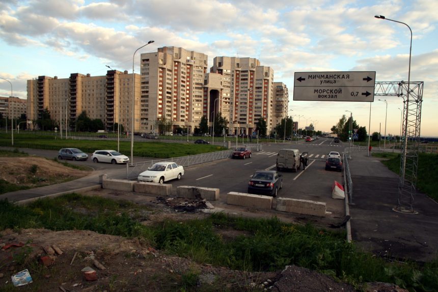 новостройки морская набережная дороги указатели