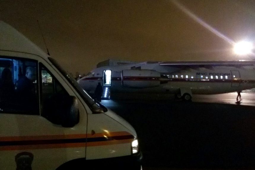 санитарная авиация спецборт мчс самолёт ан-148 эвакуация