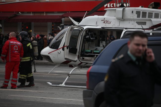вертолет взрывы в петербургском метро