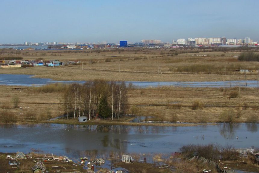 паводок наводнение затопление пушкинский район посёлок ленсоветовский мемориал дот
