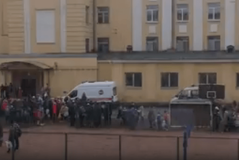 эвакуация школа детский сад дети нарвская