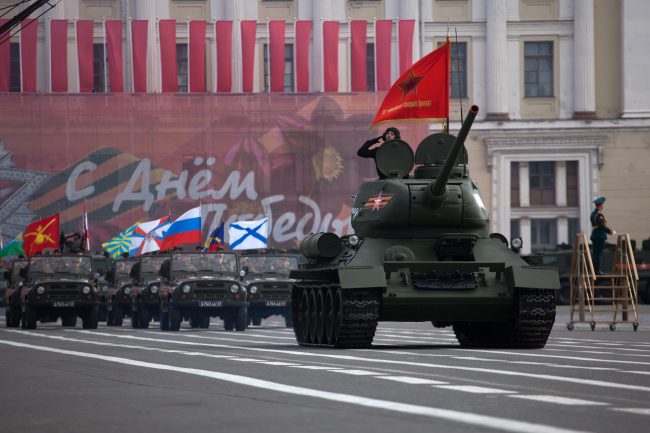 день победы 2017 парад танк т34