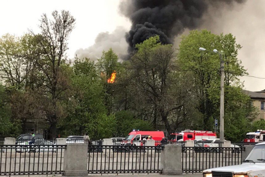 пожар набережная обводного канала