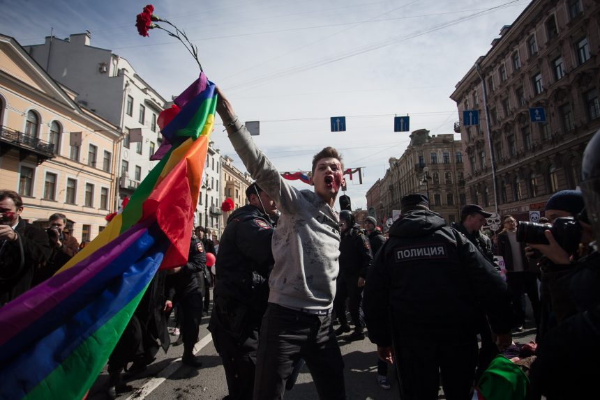 первомайская демонстрация первое мая задержание оппозиция лгбт