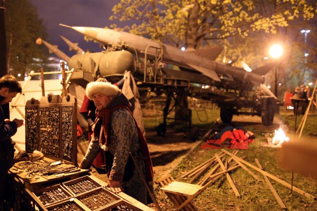 Ночь музеев 2017 Музей артиллерии реконструкторы торговля сувениры ракетный комплекс
