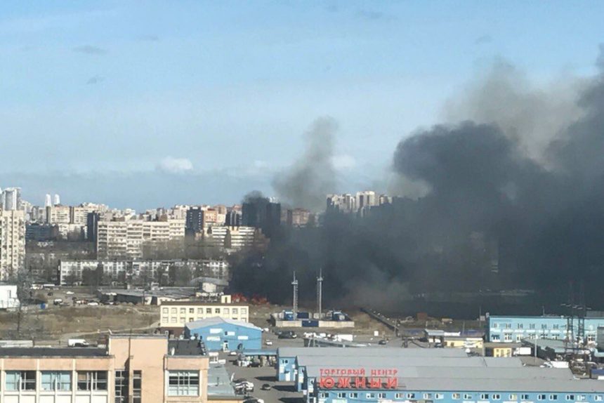 пожар на проспекте космонавтов