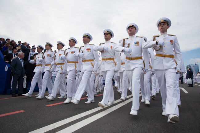 парад день военно-морского флота вмф моряки