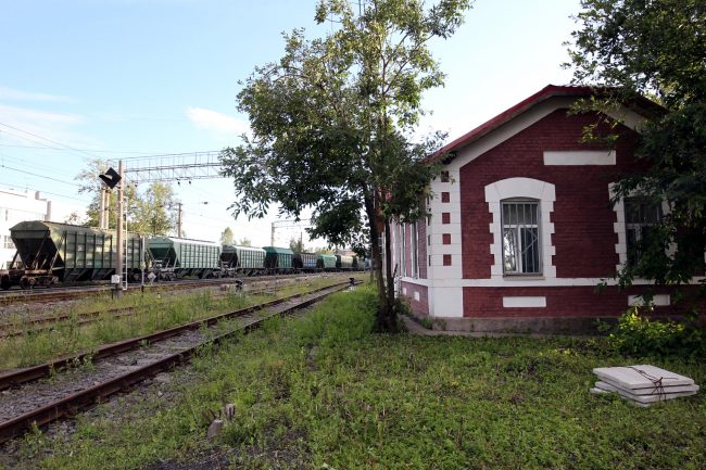 железнодорожная станция цветочная железная дорога вагоны хопперы