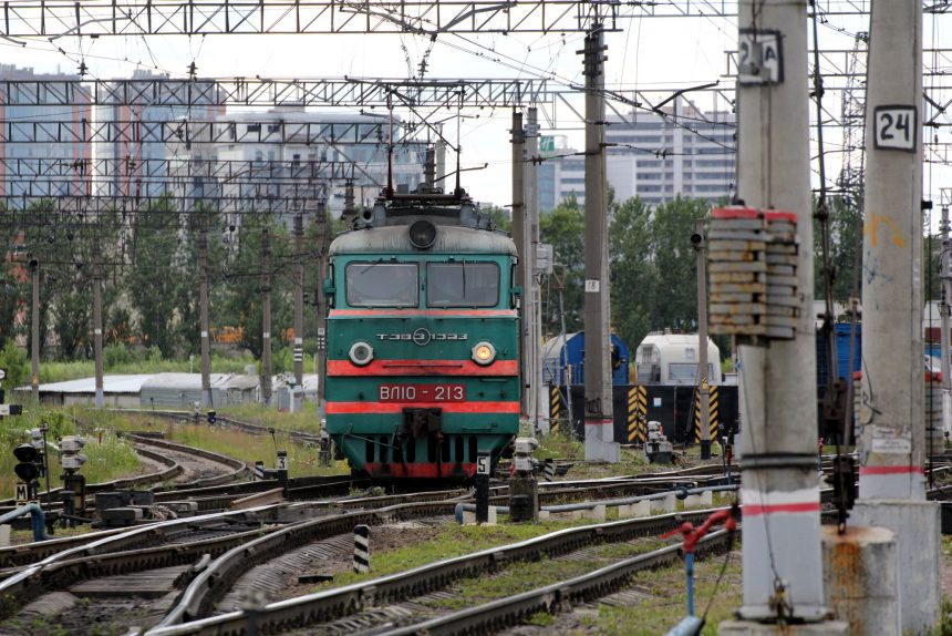 железнодорожная станция волковская железная дорога локомотив электровоз