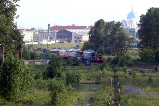 28-22.06.2016 - вывоз железнодорожной техники из музея на варшавском вокзале