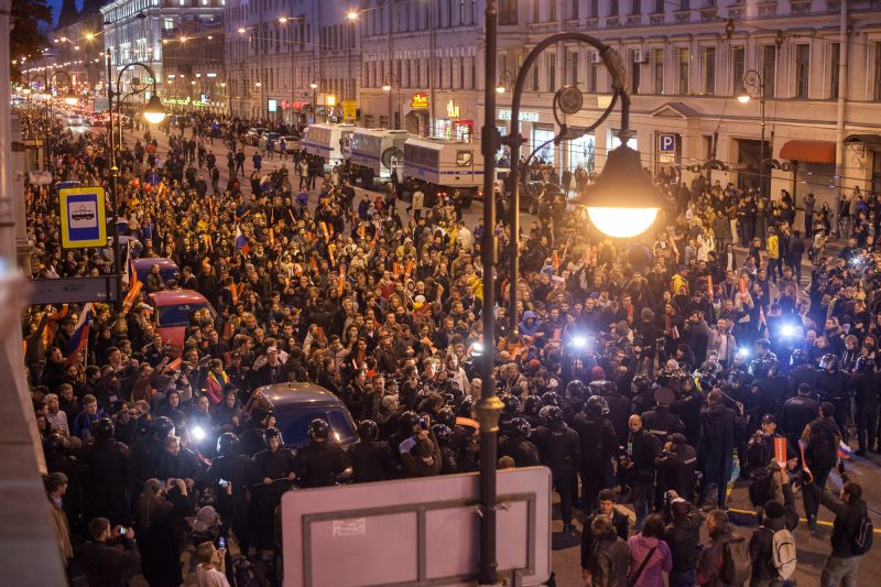 митинг 7 октября шествие оппозиции