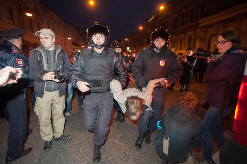 задержание митинг 7 октября шествие оппозиции