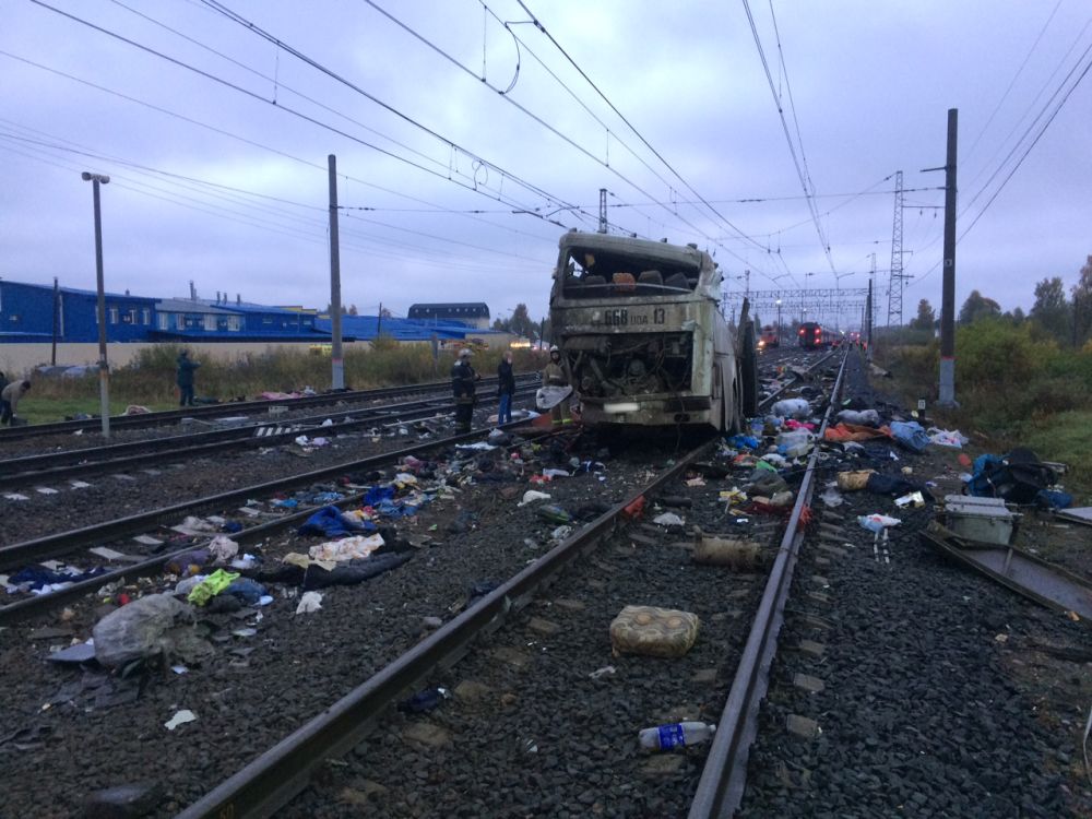 дтп владимирская область покров столкновение автобуса с поездом