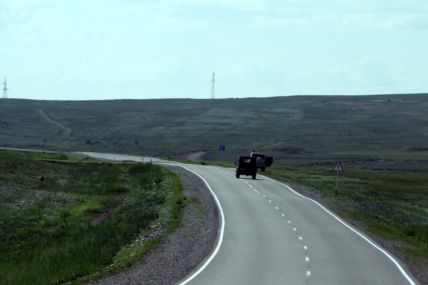 дорога дороги федеральная трасса м-54 р-257 Енисей Тува