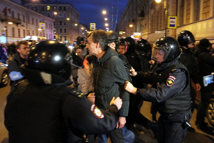 митинг алексей навальный акция протеста шествие задержание