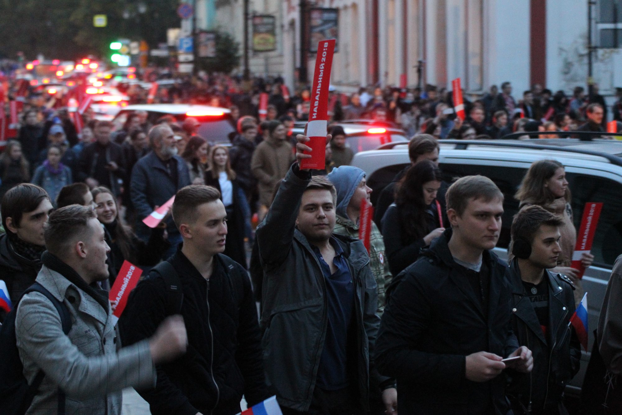 Прощание с навальным в петербурге