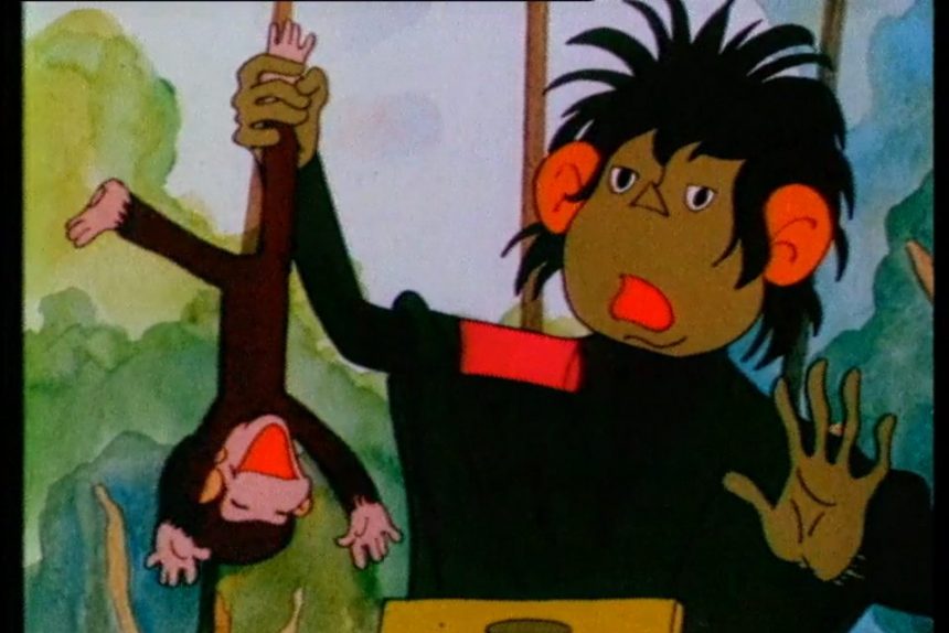 обезьянки мультфильм дети