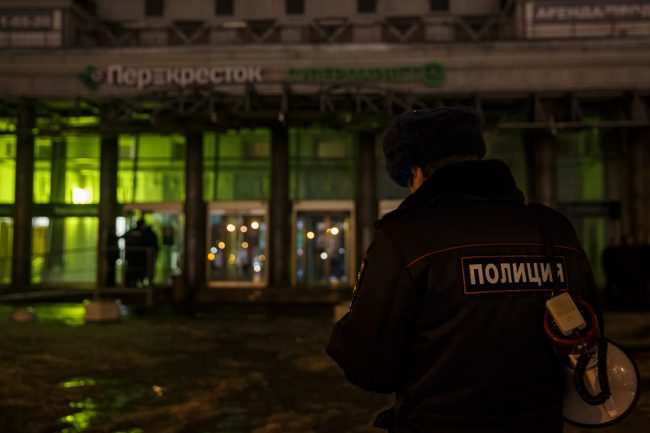 взрыв в магазине на Кондратьевском проспекте полиция