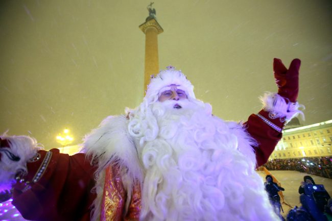Дед Мороз Дворцовая площадь