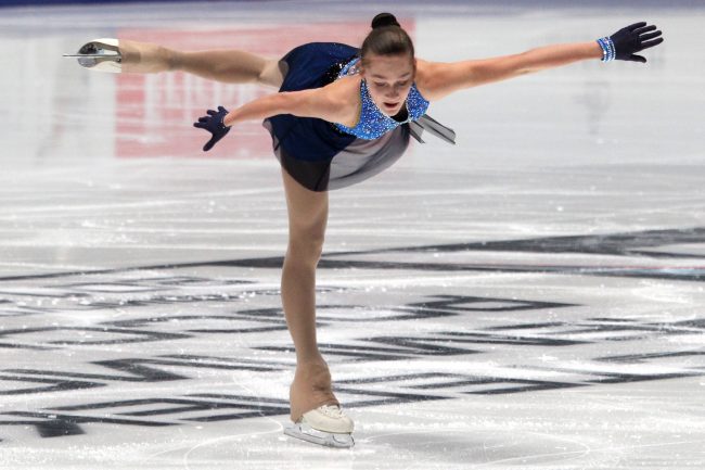 Чемпионат России по фигурному катанию девушки короткая программа