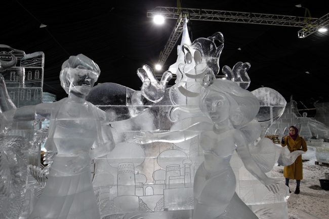 фестиваль ледовая фантазия ледяные фигуры