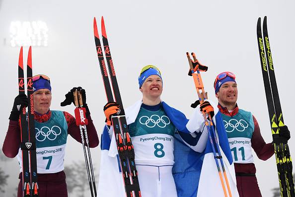 Олимпиада 2018 лыжный марафон победители Йиво Нисканен Александр Большунов Андрей Ларьков