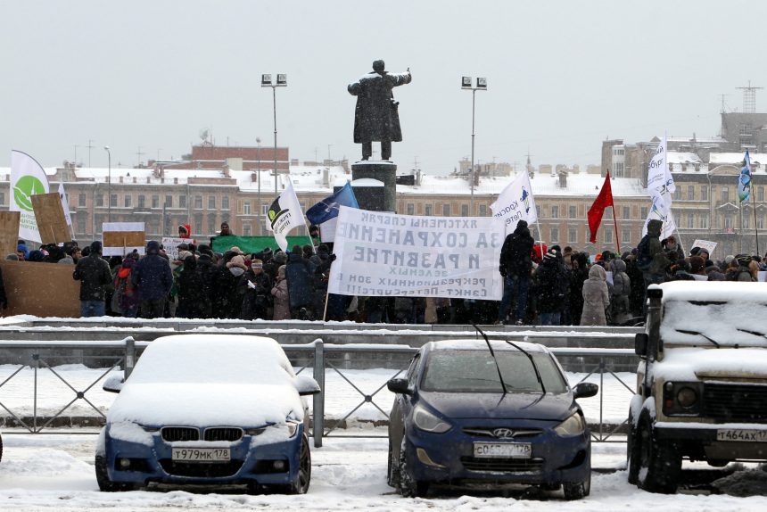 митинг зелёная коалиция площадь ленина