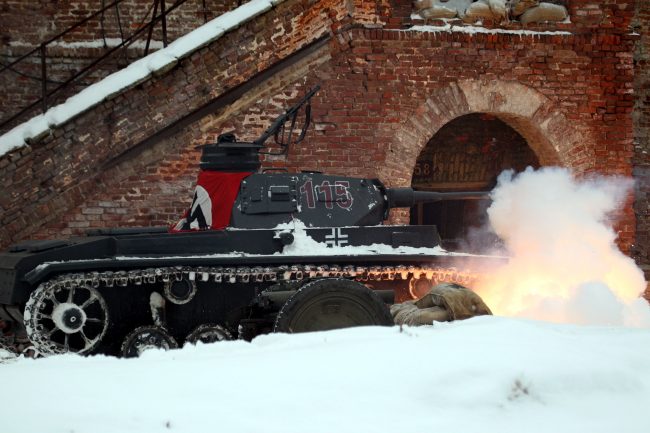 реконструкция Сталинградская битва военная техника танк Вермахт