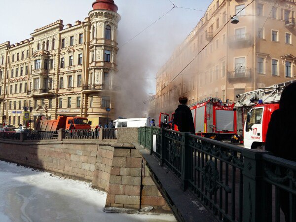 пожар, столярный переулок