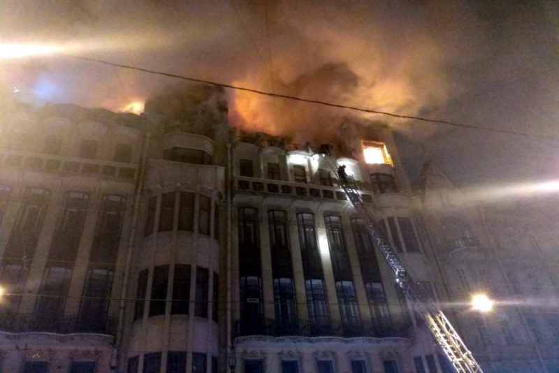 пожар дом Танского улица Куйбышева 21