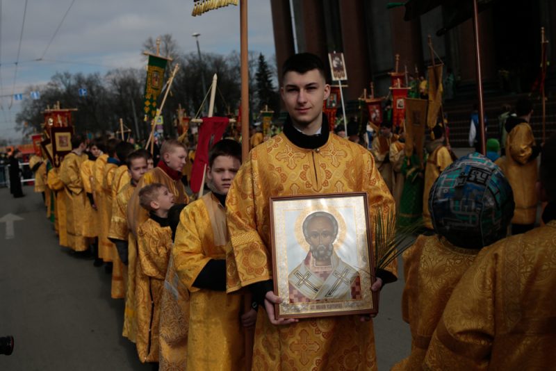 детский крестный ход вербное воскресенье