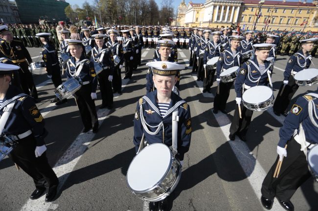 _MG_1110 день победы парад дворцовая кадеты моряки кронштадтские барабанщики
