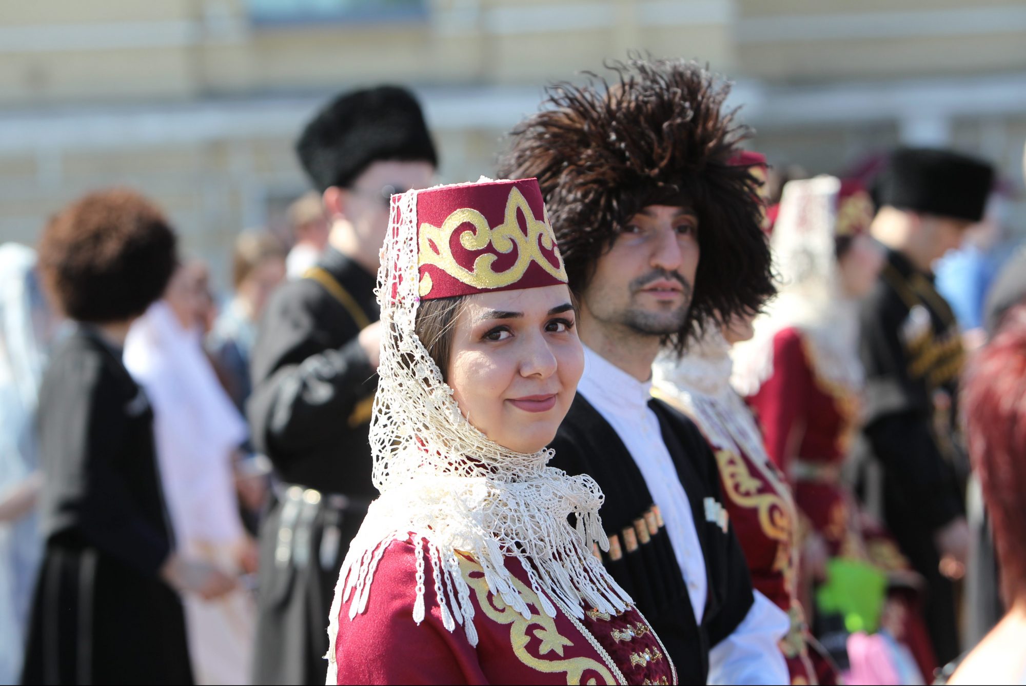 бал национальностей национальный костюм грузины день города
