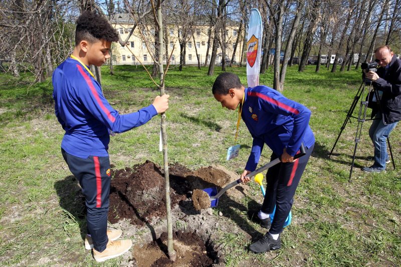 кубок Бурчалкина детский спорт футбол посадка деревьев