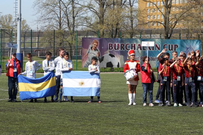 кубок Бурчалкина детский спорт футбол Boca Juniors