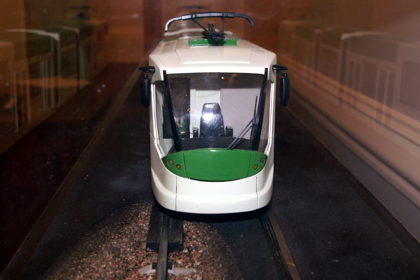 скоростной трамвай макет