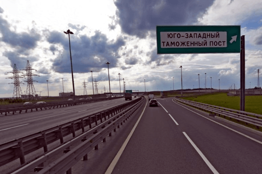 развязка Кольцевая автодорога КАД Волхонское шоссе