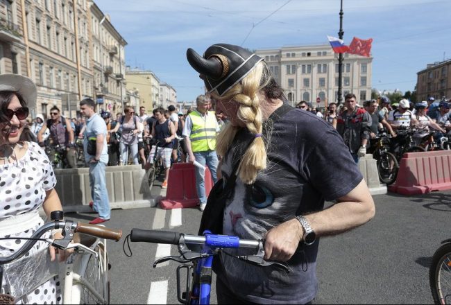 велопарад викинг костюм велосипед день города