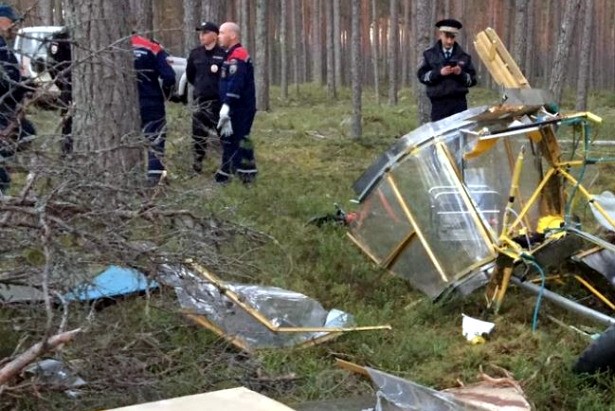 крушение самодельного самолёта Приозерский район Ленобласти