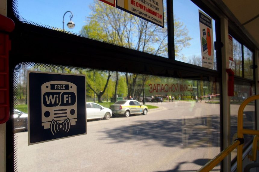 вай-фай wi-fi автобусы транспорт интернет