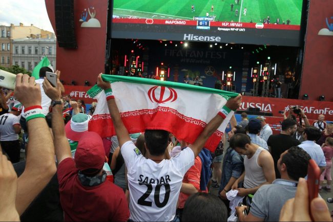 чемпионат мира футбол фан зона иран матч