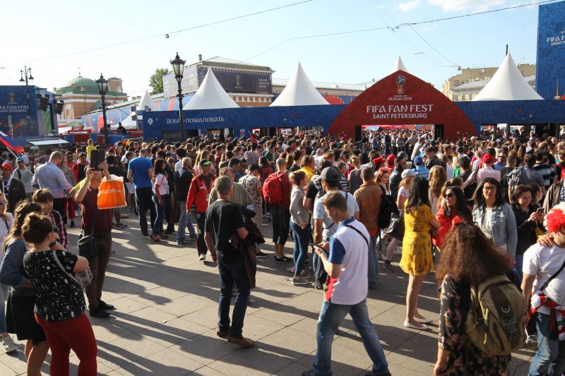 фан-зона чемпионата мира по футболу матч россия саудовская аравия