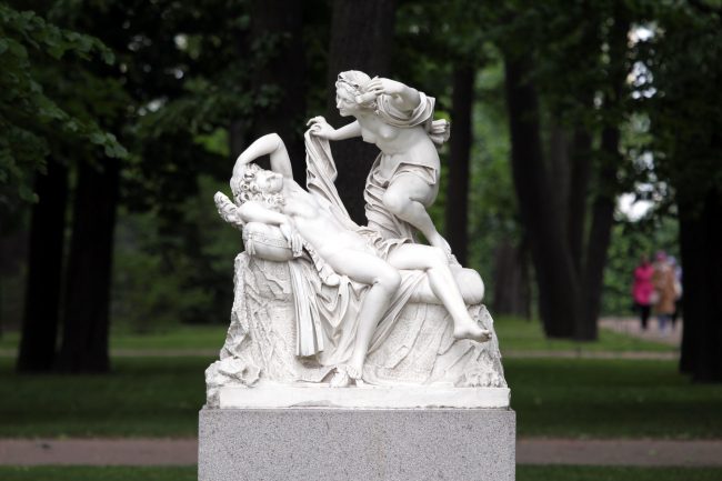 Летний сад статуи скульптура Амур и Психея
