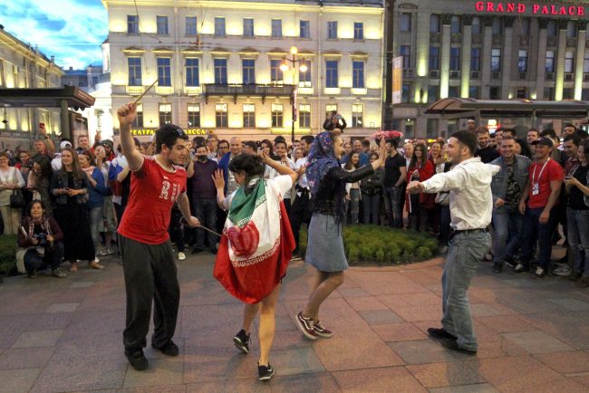 ЧМ-2018 фанаты болельщики сборной Ирана танцы лезгинка